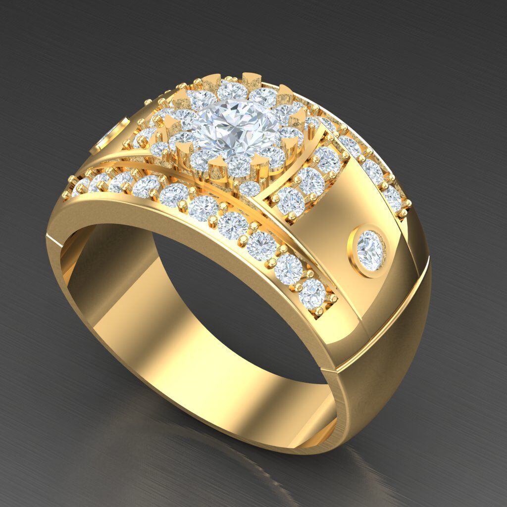 Top Trending Men Ring Designs 6MR018 3D print model_7