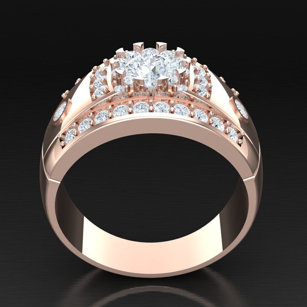 Top Trending Men Ring Designs 6MR018 3D print model_4