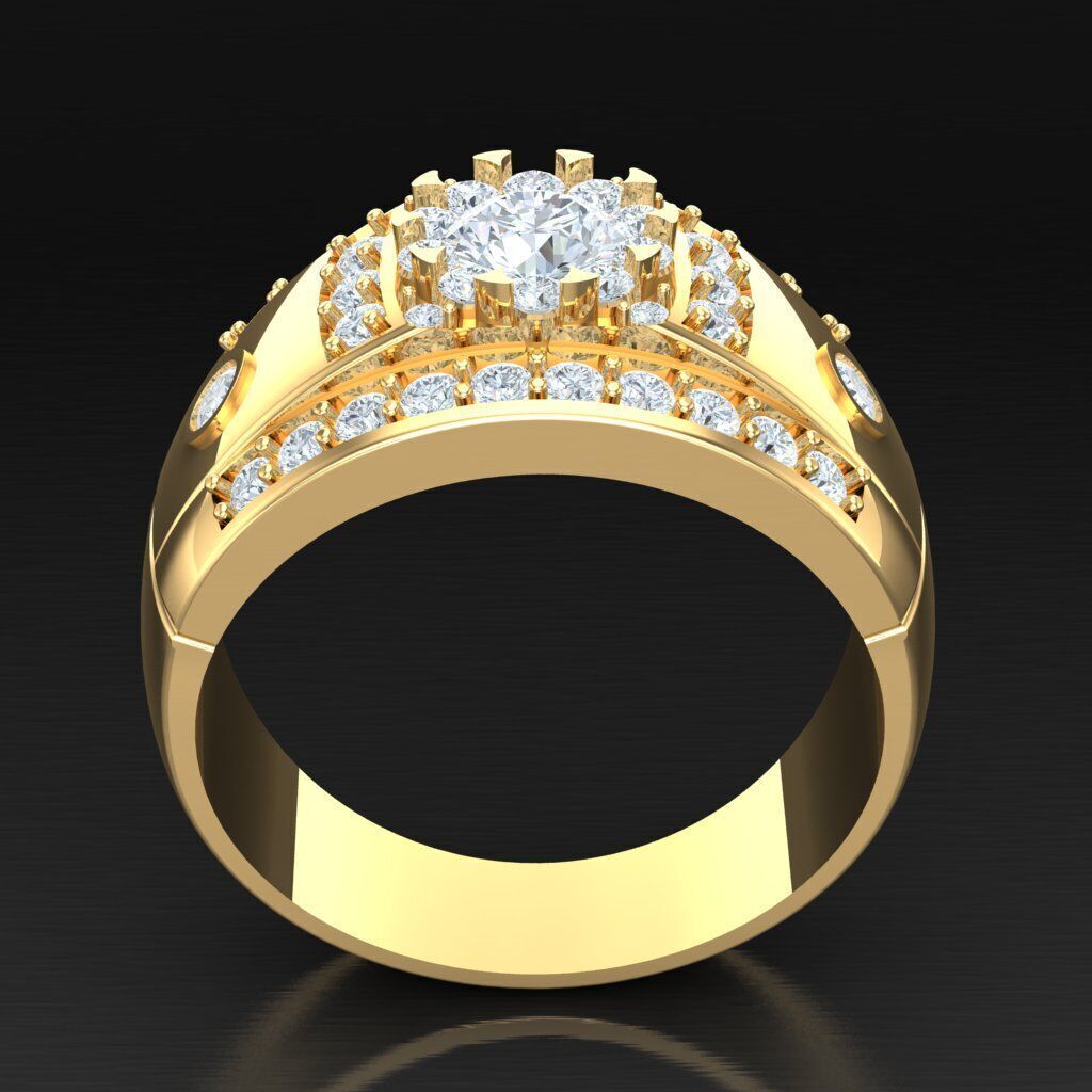 Top Trending Men Ring Designs 6MR018 3D print model_5