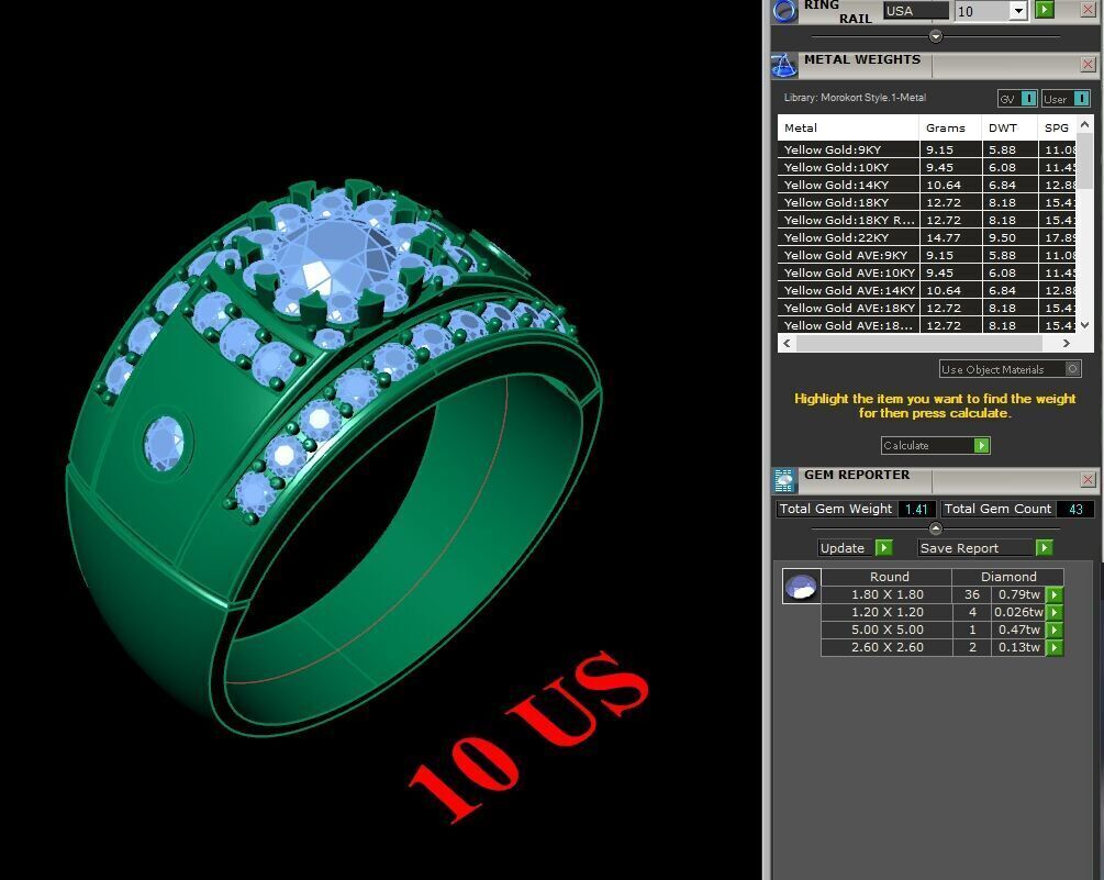 Top Trending Men Ring Designs 6MR018 3D print model_1