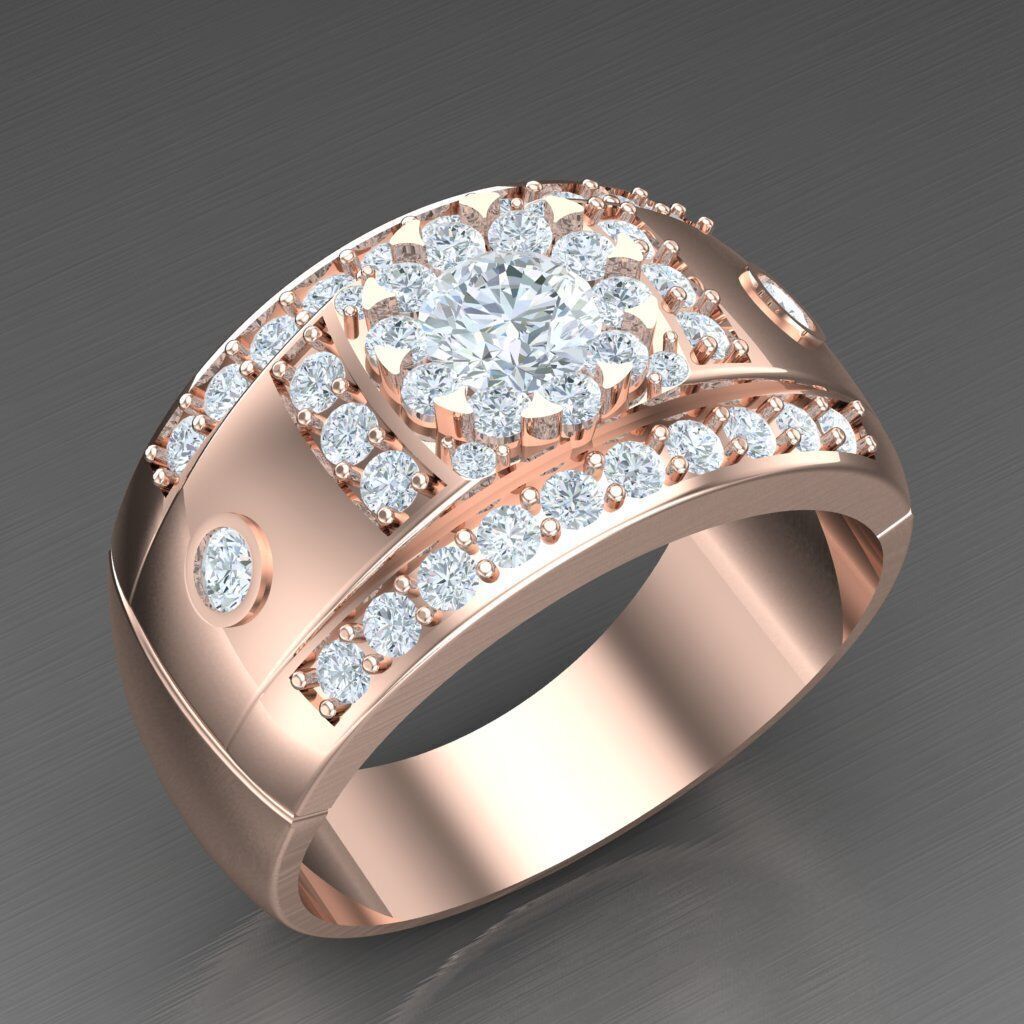 Top Trending Men Ring Designs 6MR018 3D print model_3