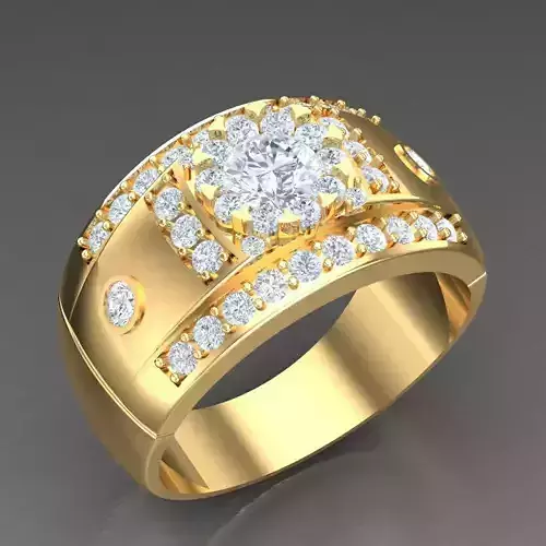 Top Trending Men Ring Designs 6MR018 3D print model