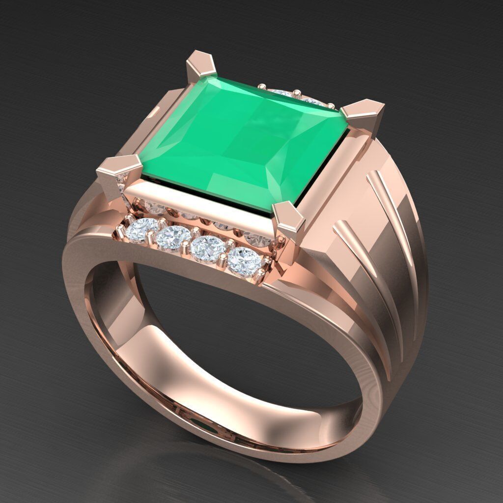 Top Trending Men Ring Designs 6MR017 3D print model_6