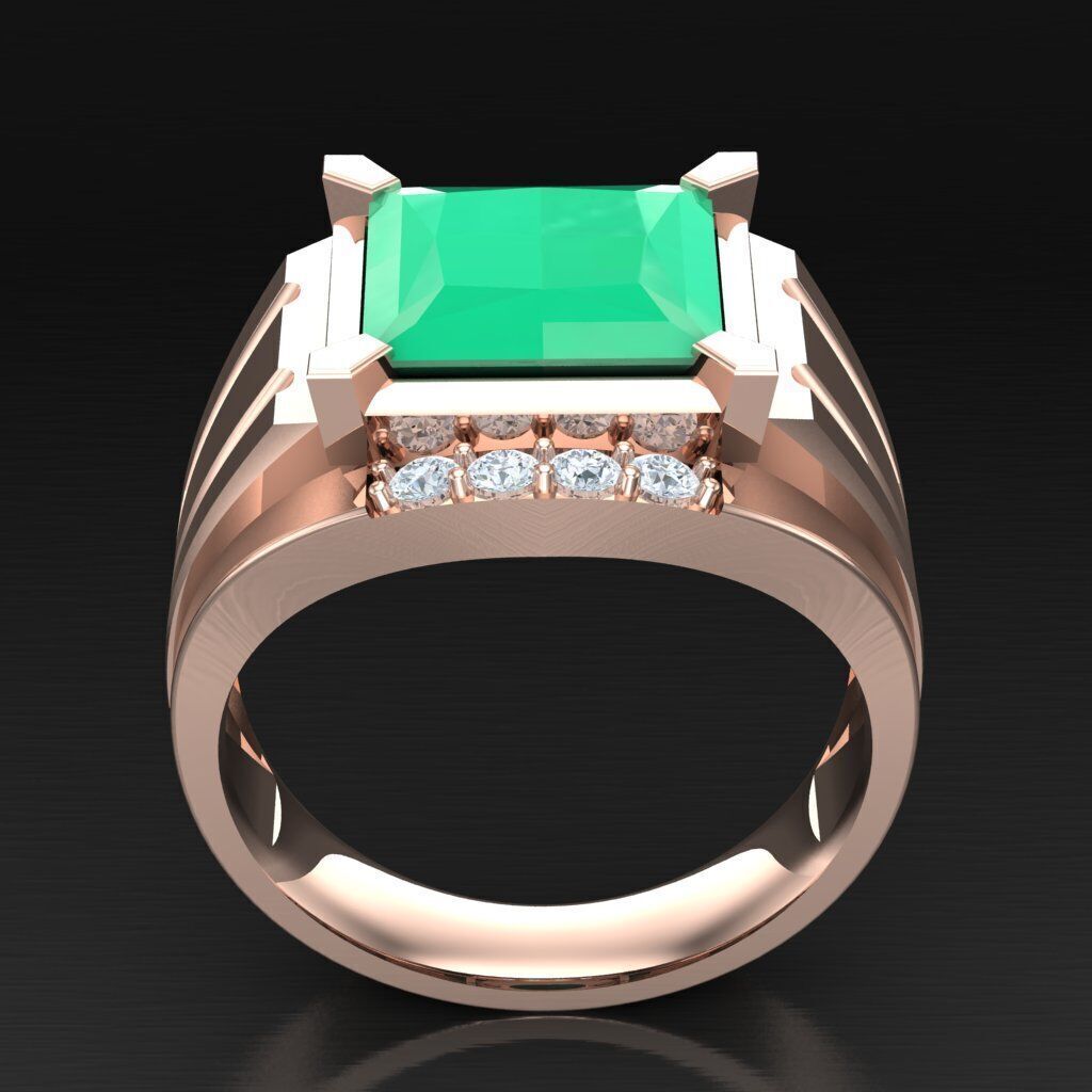 Top Trending Men Ring Designs 6MR017 3D print model_4