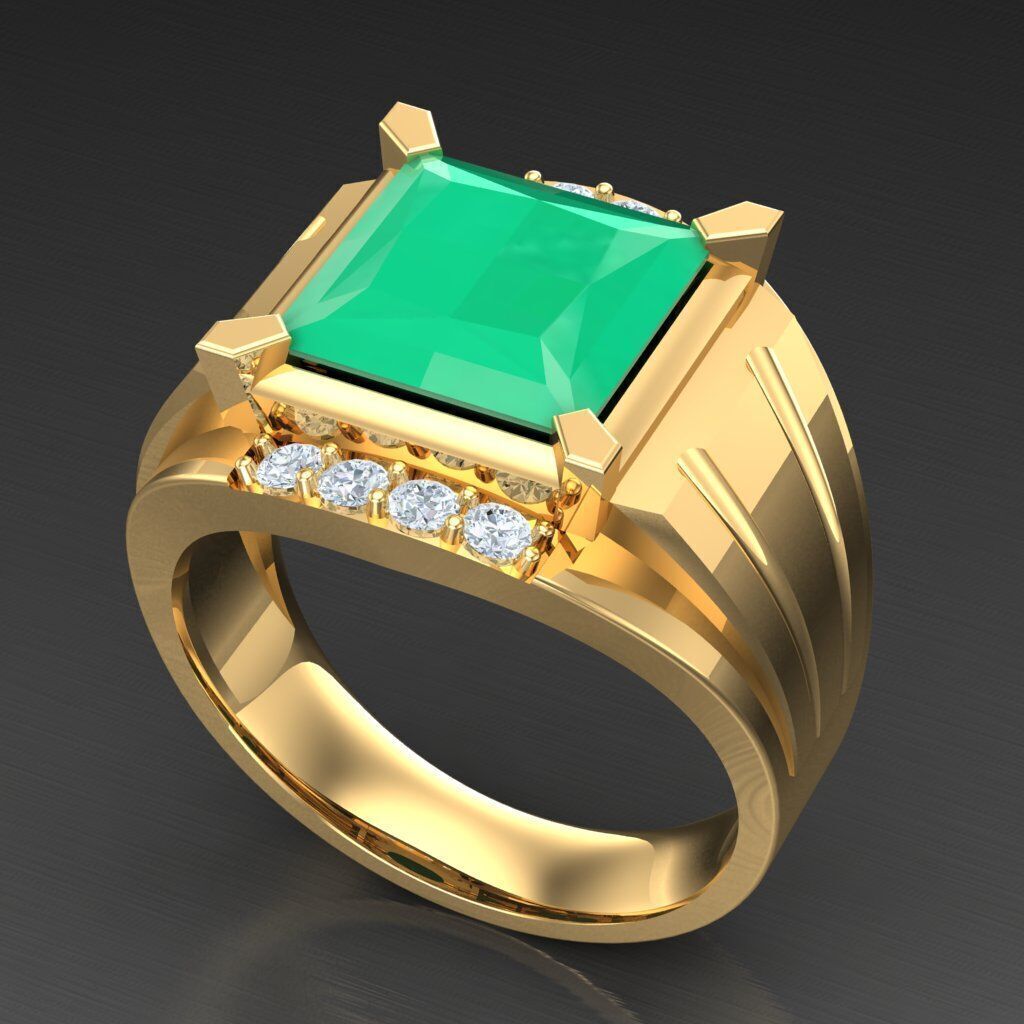 Top Trending Men Ring Designs 6MR017 3D print model_7