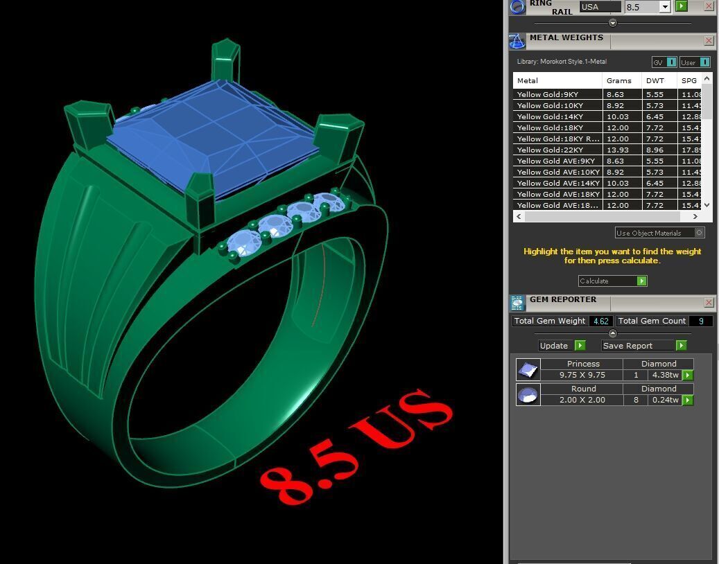 Top Trending Men Ring Designs 6MR017 3D print model_1