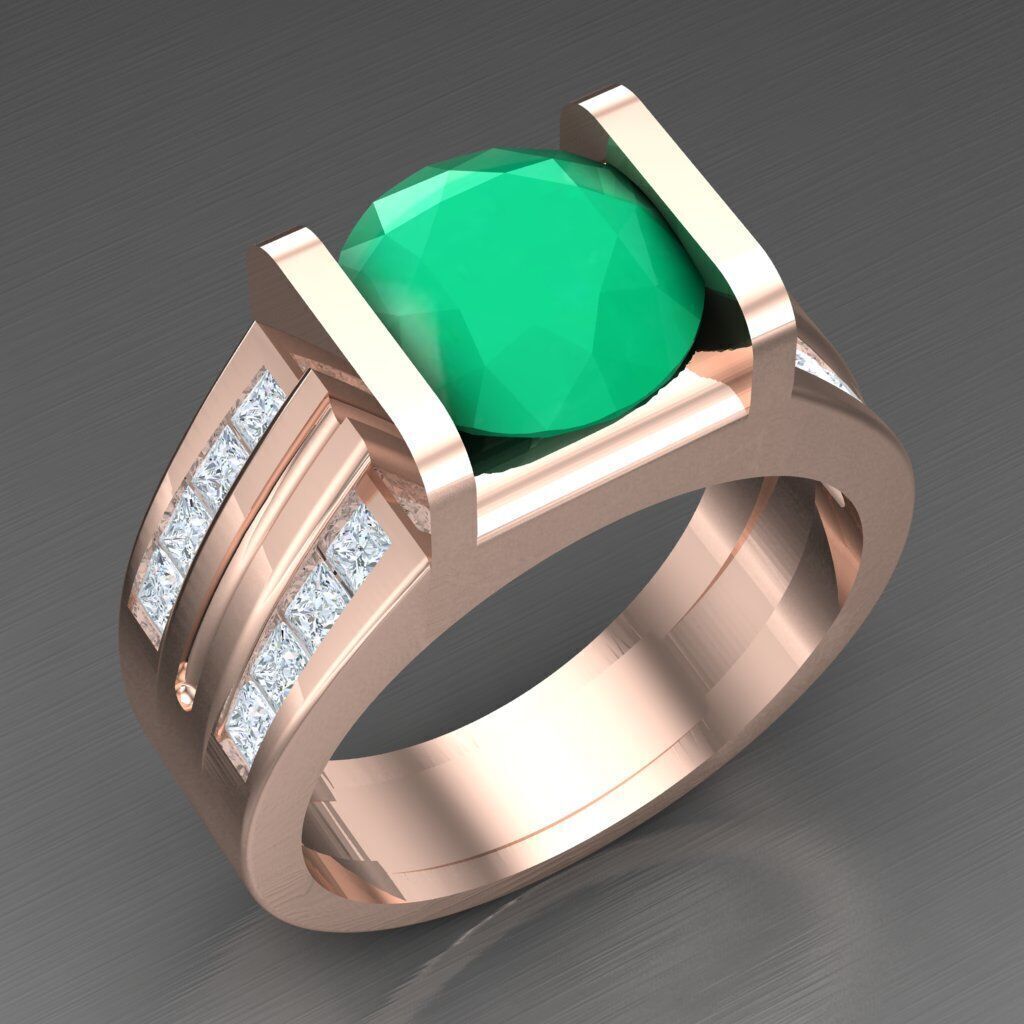 Top Trending Men Ring Designs 6MR016 3D print model_3