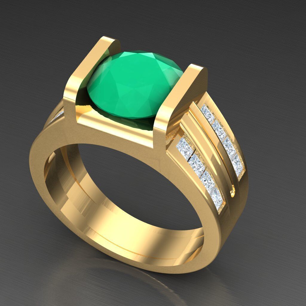 Top Trending Men Ring Designs 6MR016 3D print model_7