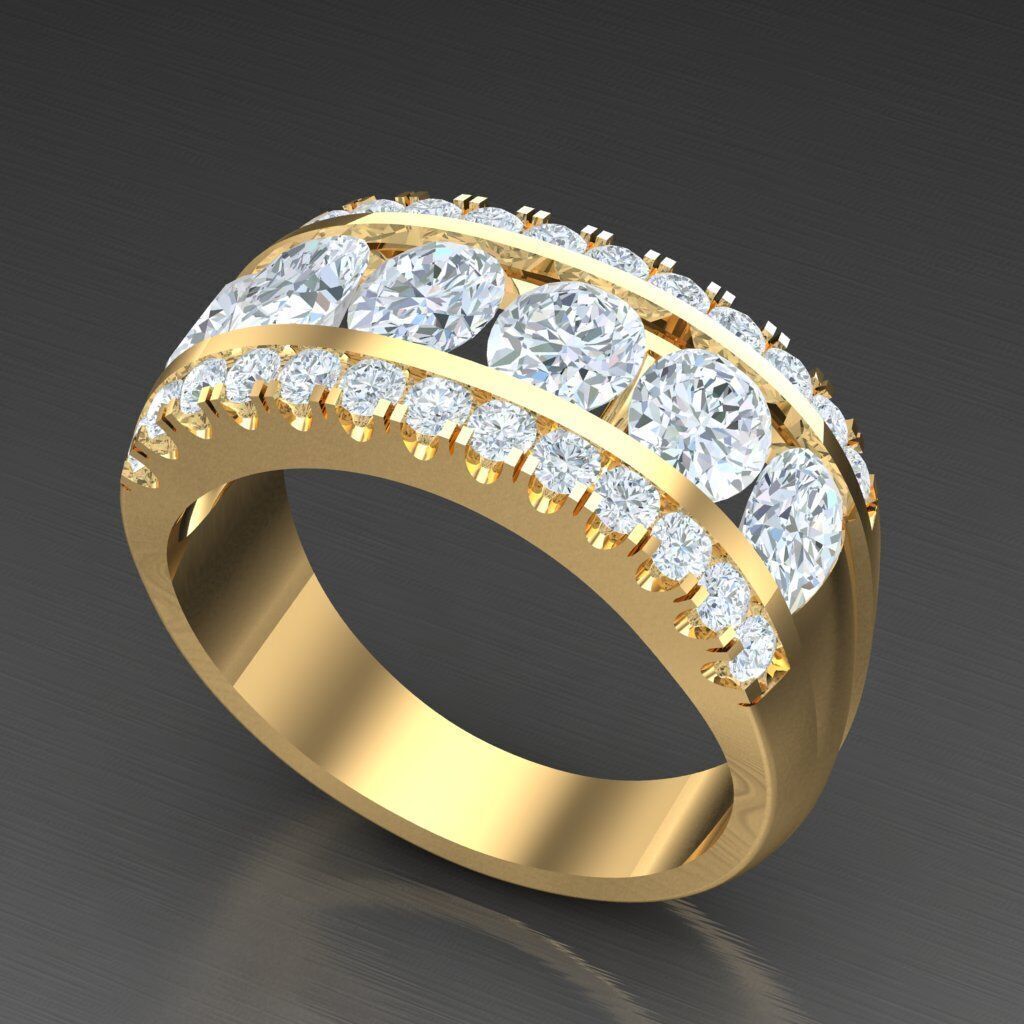 Top Trending Men Ring Designs 6MR015 3D print model_7