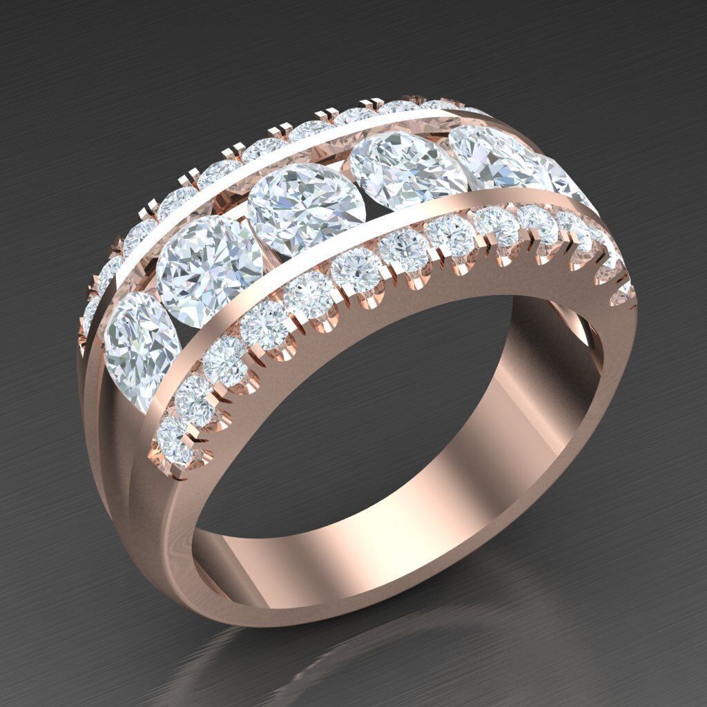 Top Trending Men Ring Designs 6MR015 3D print model_3
