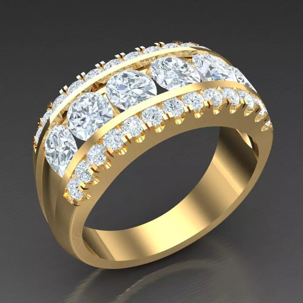 Top Trending Men Ring Designs 6MR015 3D print model_0