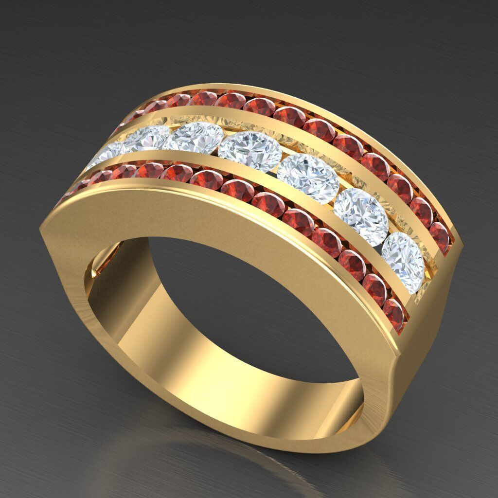 Top Trending Men Ring Designs 6MR014 3D print model_12