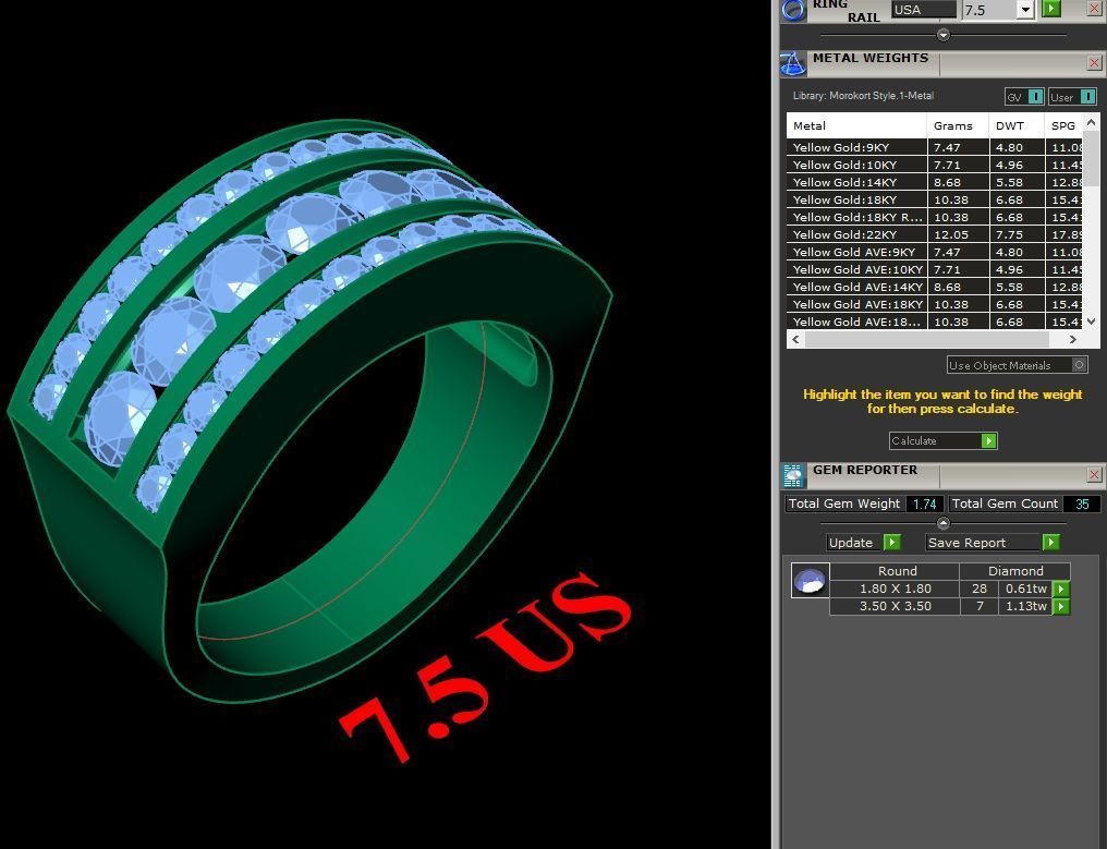 Top Trending Men Ring Designs 6MR014 3D print model_1