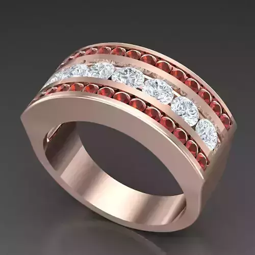 Top Trending Men Ring Designs 6MR014 3D print model