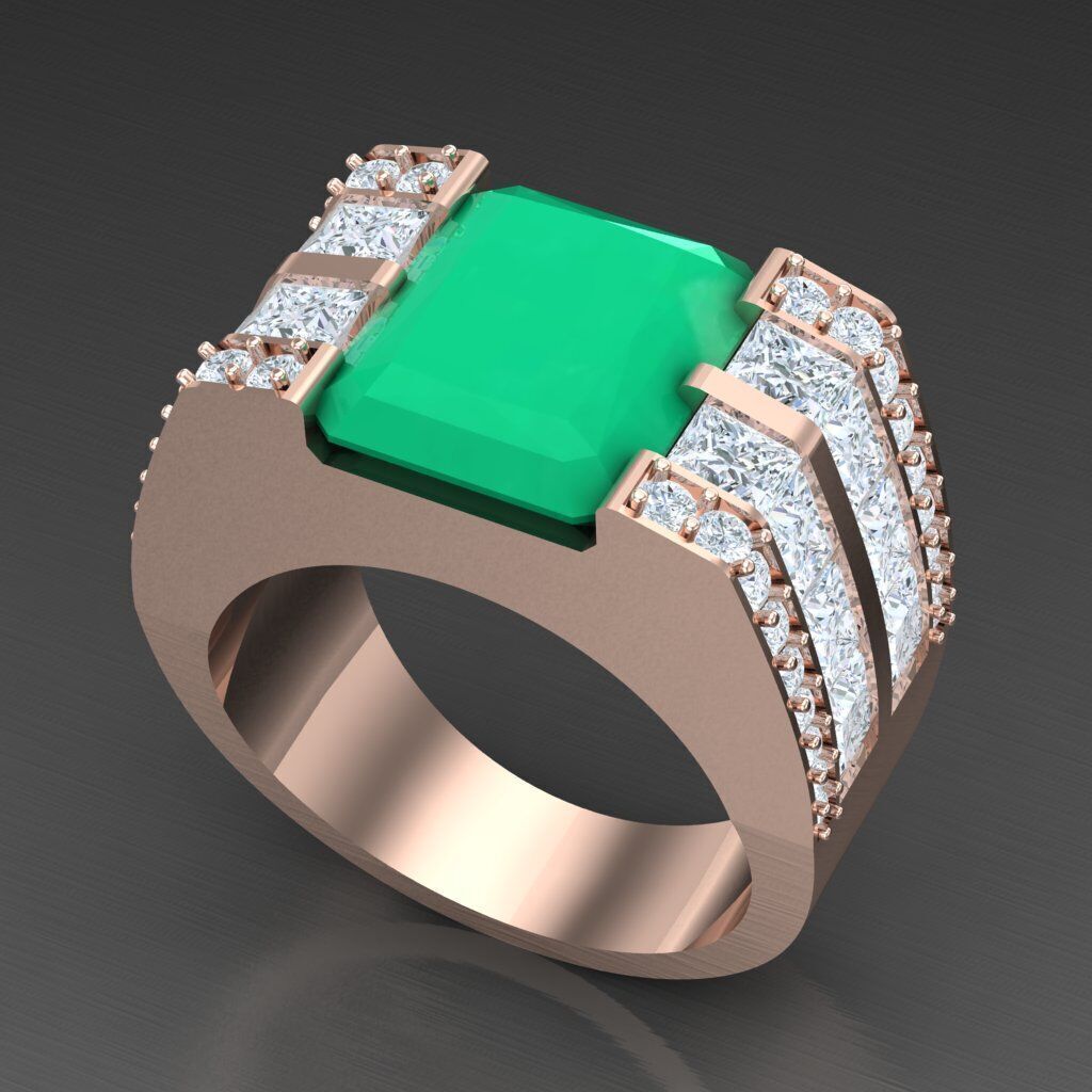 Top Trending Men Ring Designs 6MR013 3D print model_6