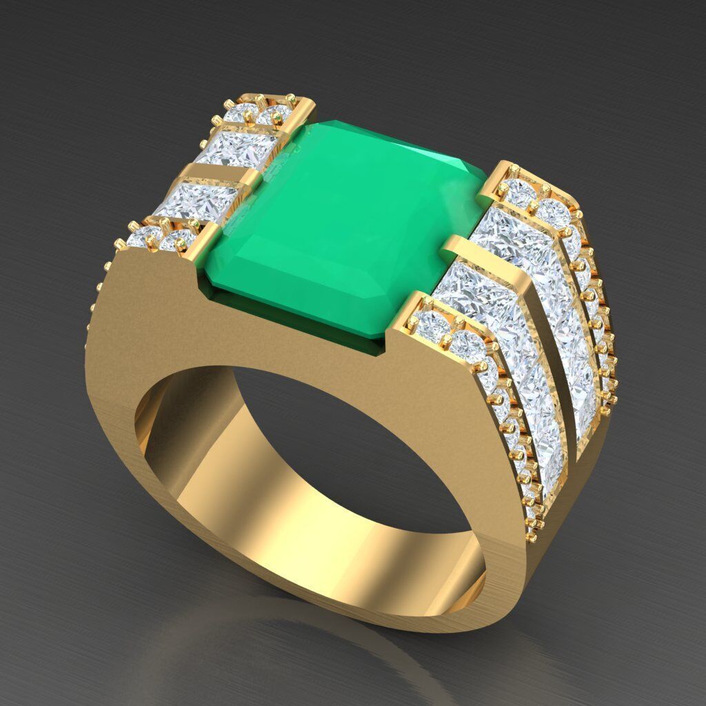 Top Trending Men Ring Designs 6MR013 3D print model_7