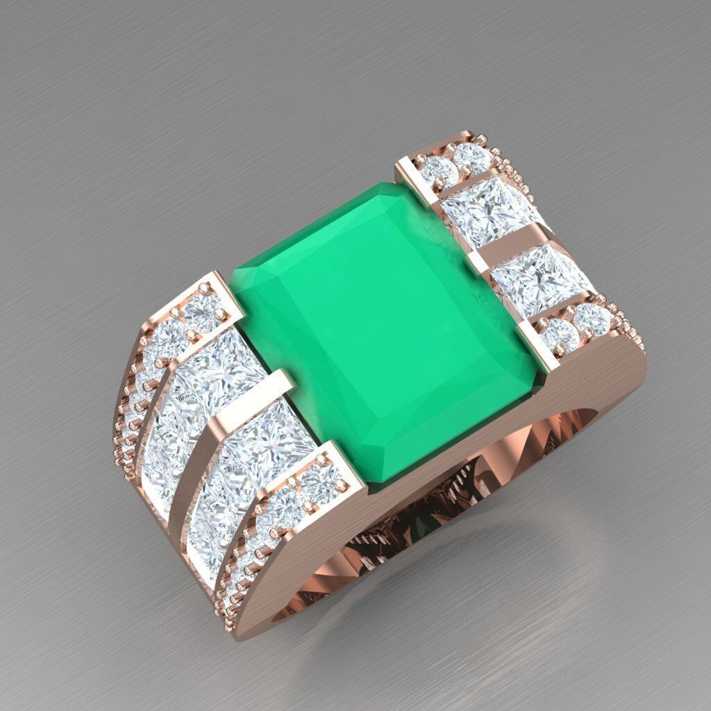 Top Trending Men Ring Designs 6MR013 3D print model_10