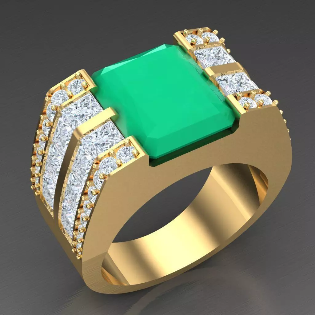 Top Trending Men Ring Designs 6MR013 3D print model_0