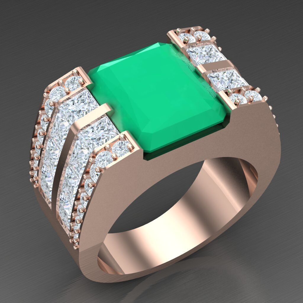 Top Trending Men Ring Designs 6MR013 3D print model_3