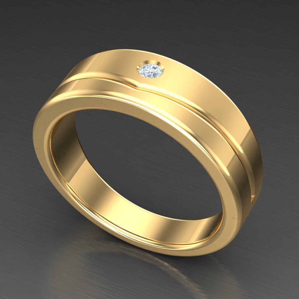 Top Trending Men Ring Designs 6MR012 3D print model_7