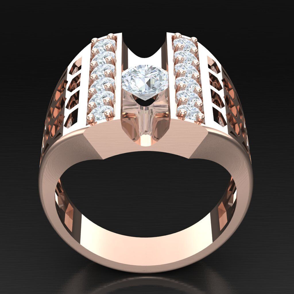 Top Trending Men Ring Designs 6MR010 3D print model_4