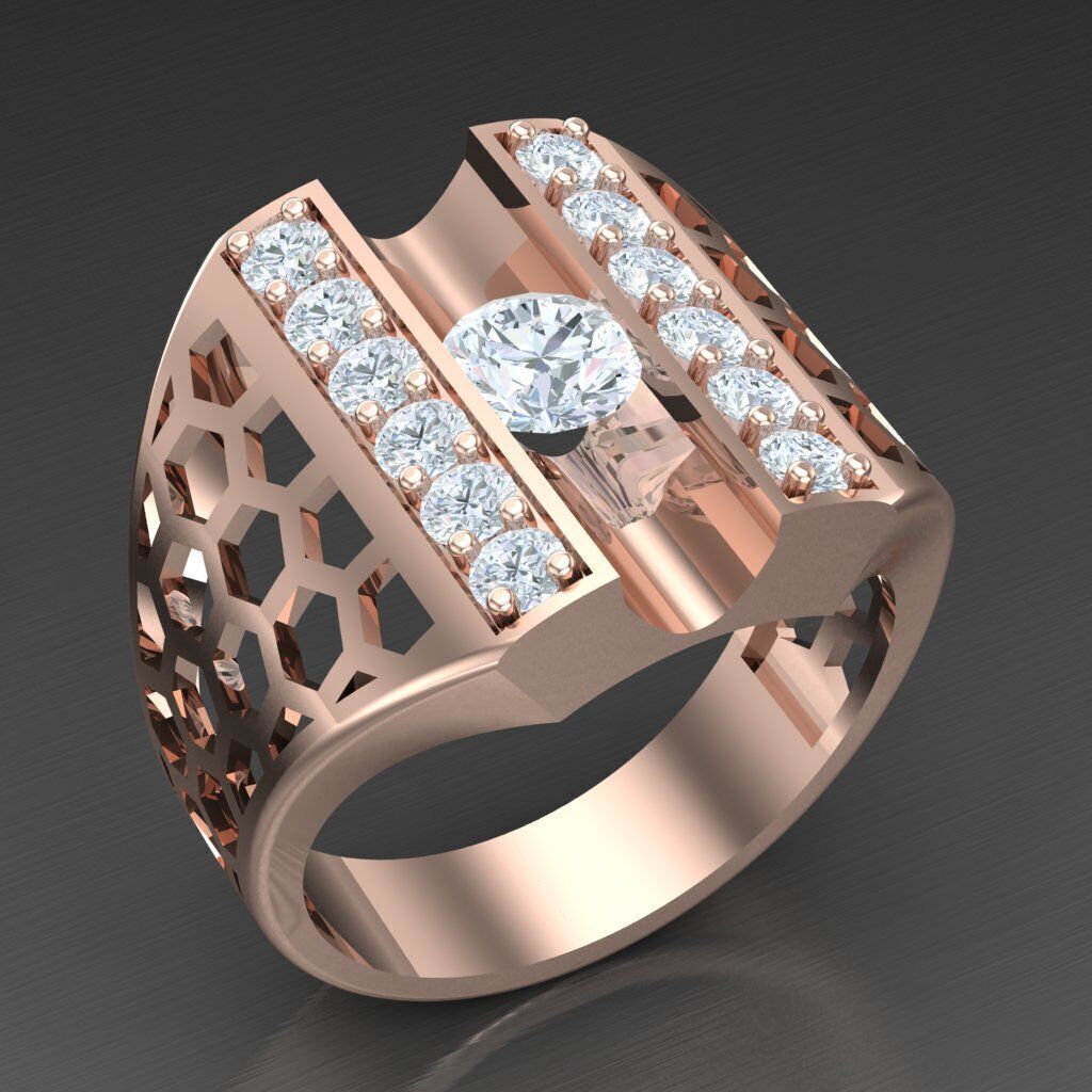 Top Trending Men Ring Designs 6MR010 3D print model_3