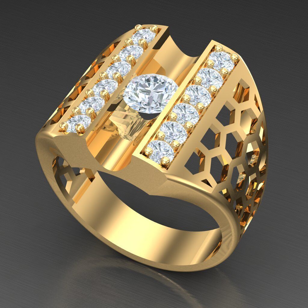 Top Trending Men Ring Designs 6MR010 3D print model_7