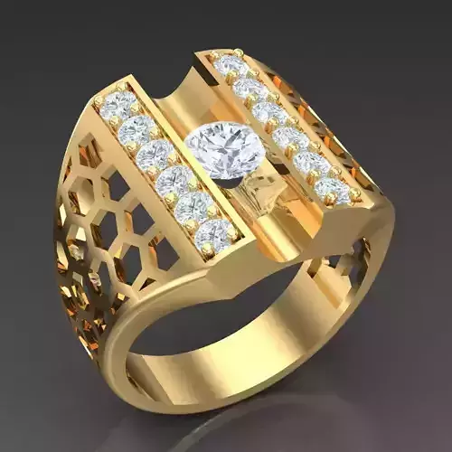 Top Trending Men Ring Designs 6MR010 3D print model