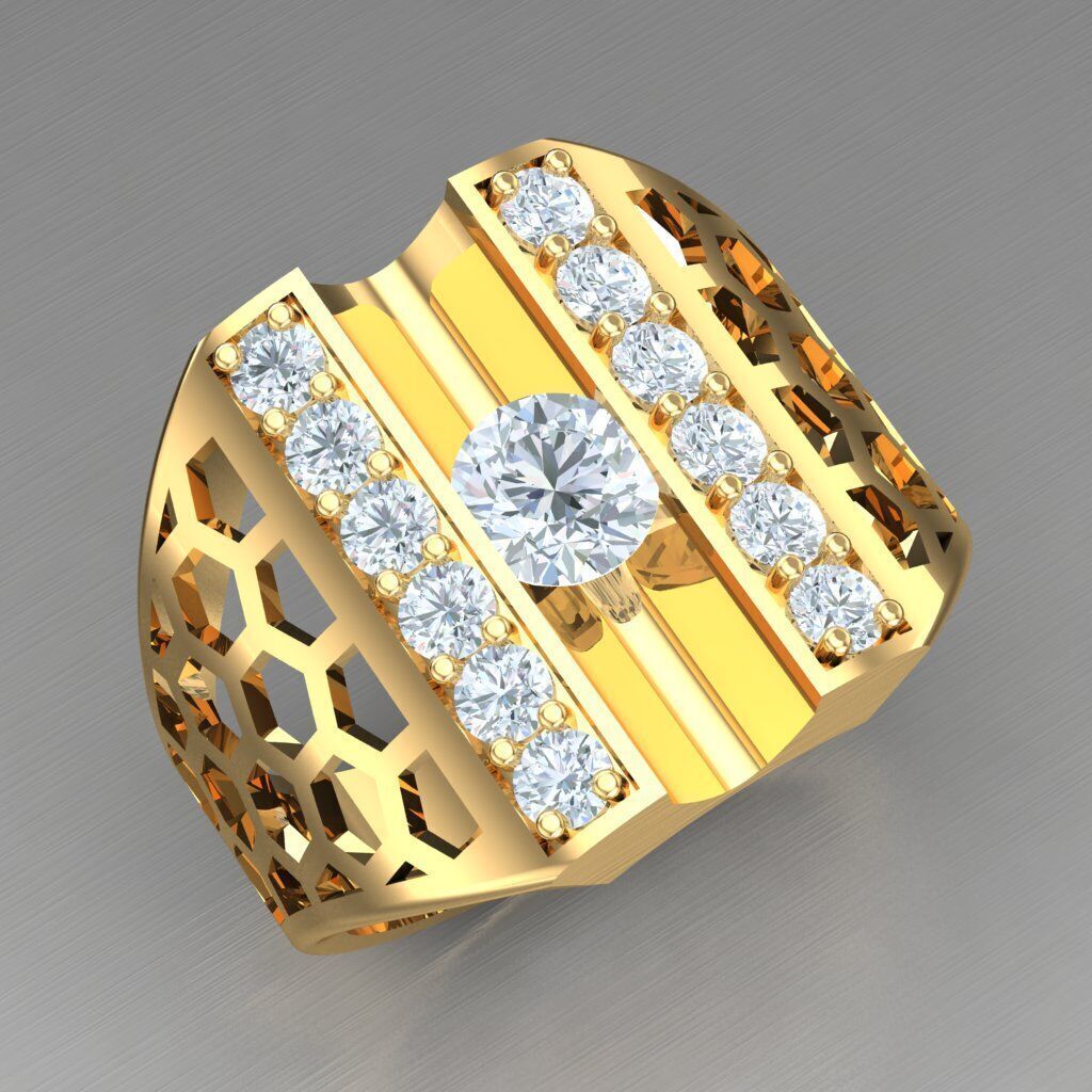 Top Trending Men Ring Designs 6MR010 3D print model_11