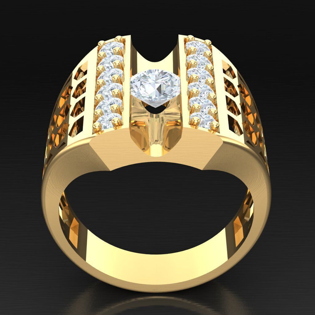 Top Trending Men Ring Designs 6MR010 3D print model_5