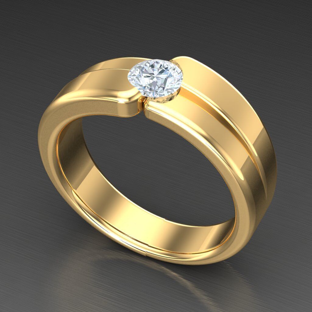 Top Trending Men Ring Designs 6MR009 3D print model_7