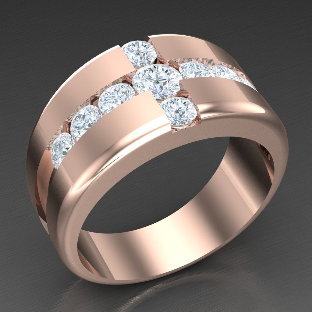 Top Trending Men Ring Designs 6MR008 3D print model_3