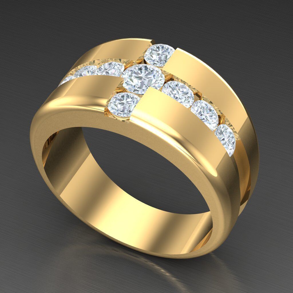 Top Trending Men Ring Designs 6MR008 3D print model_7