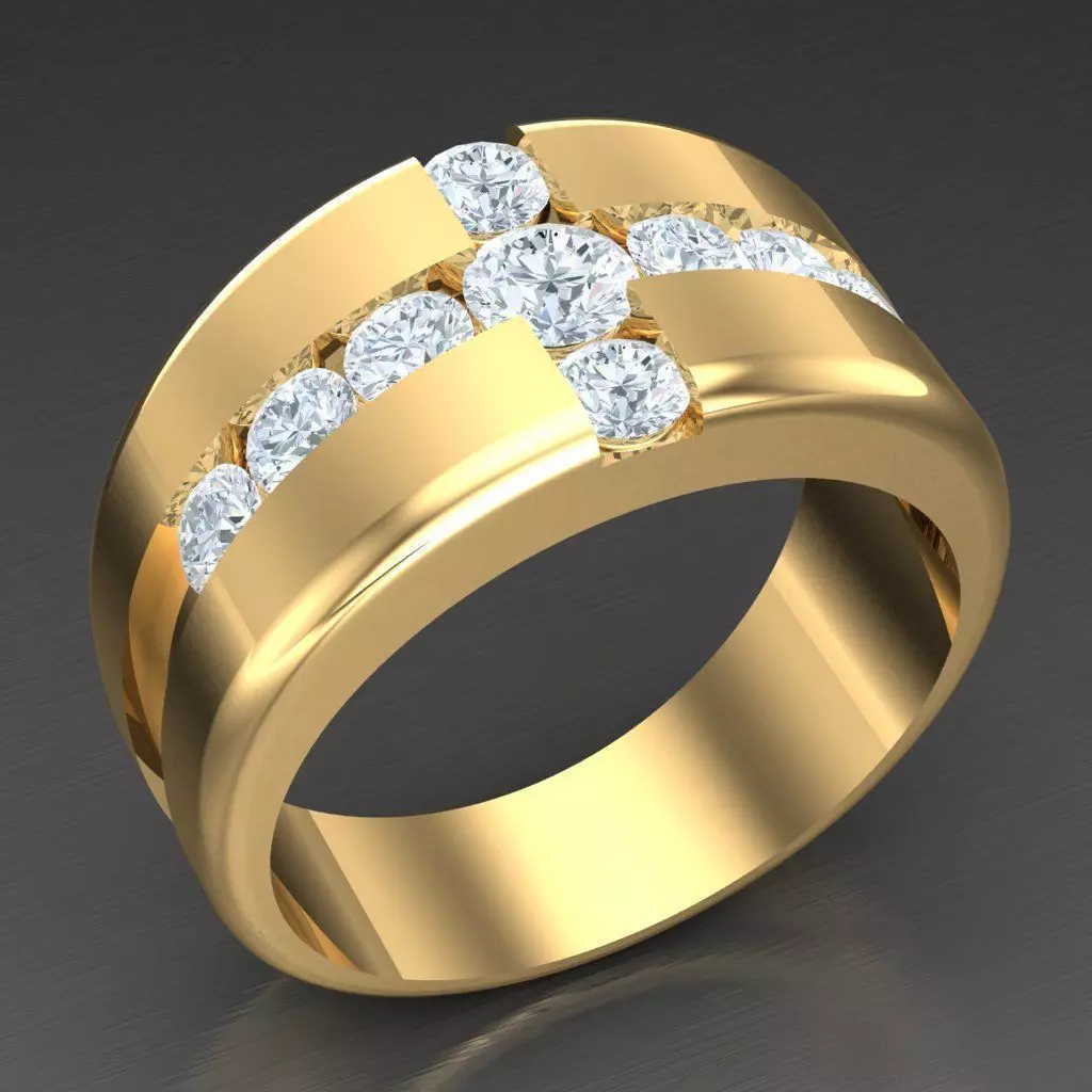 Top Trending Men Ring Designs 6MR008 3D print model_0