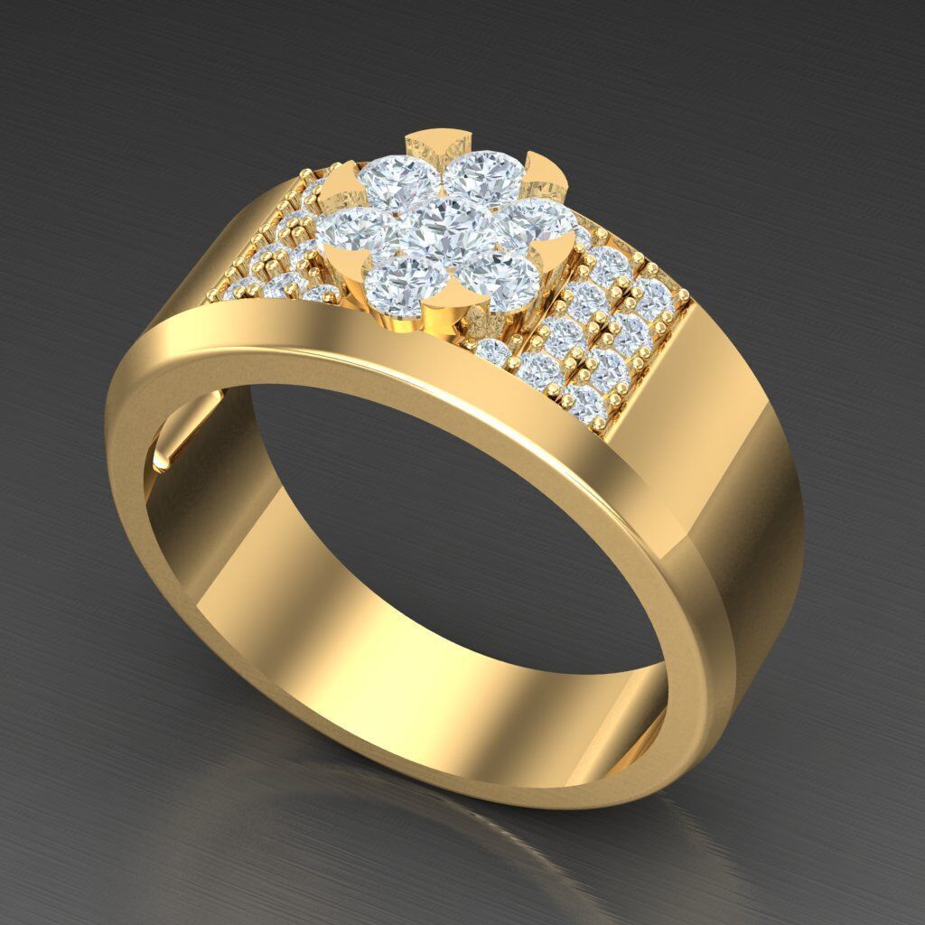 Top Trending Men Ring Designs 6MR007 3D print model_7