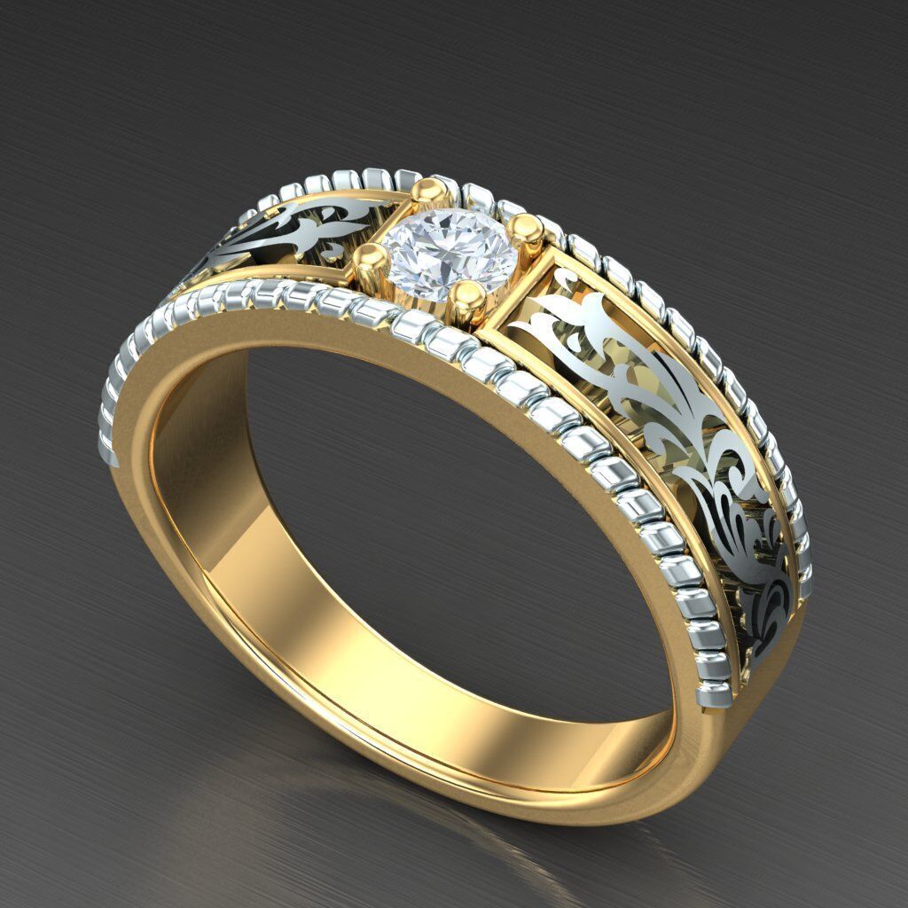 Top Trending Men Ring Designs 6MR006 3D print model_7
