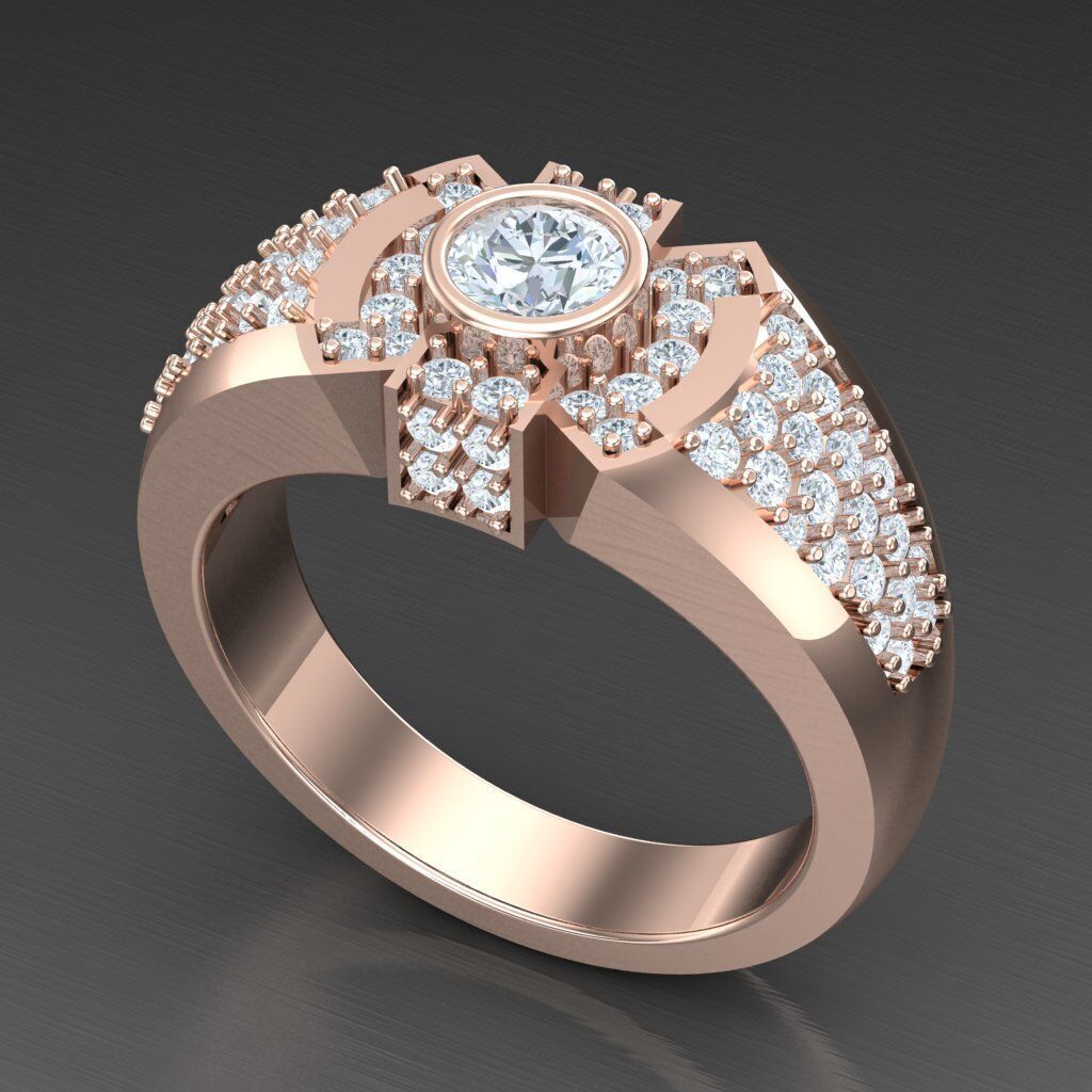 Top Trending Men Ring Designs 6MR005 3D print model_6