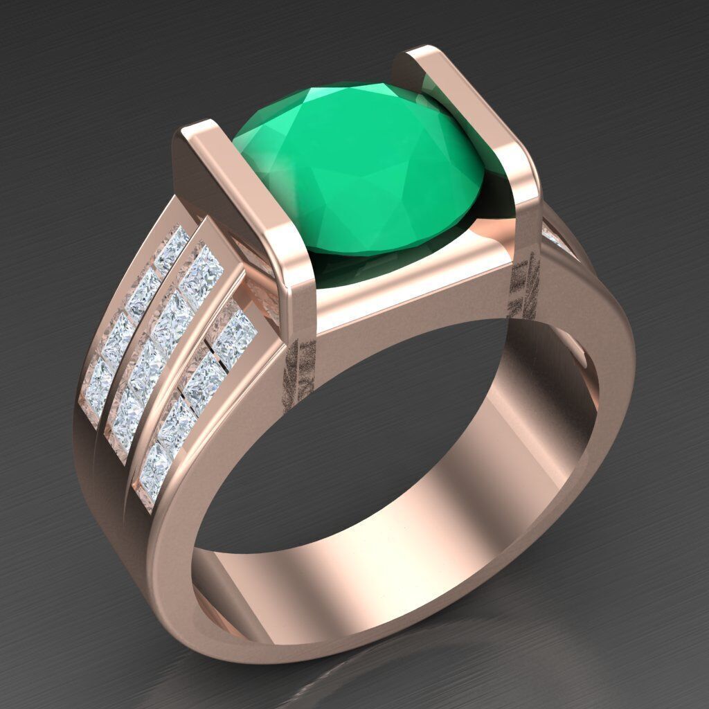 Top Trending Men Ring Designs 6MR003 3D print model_3
