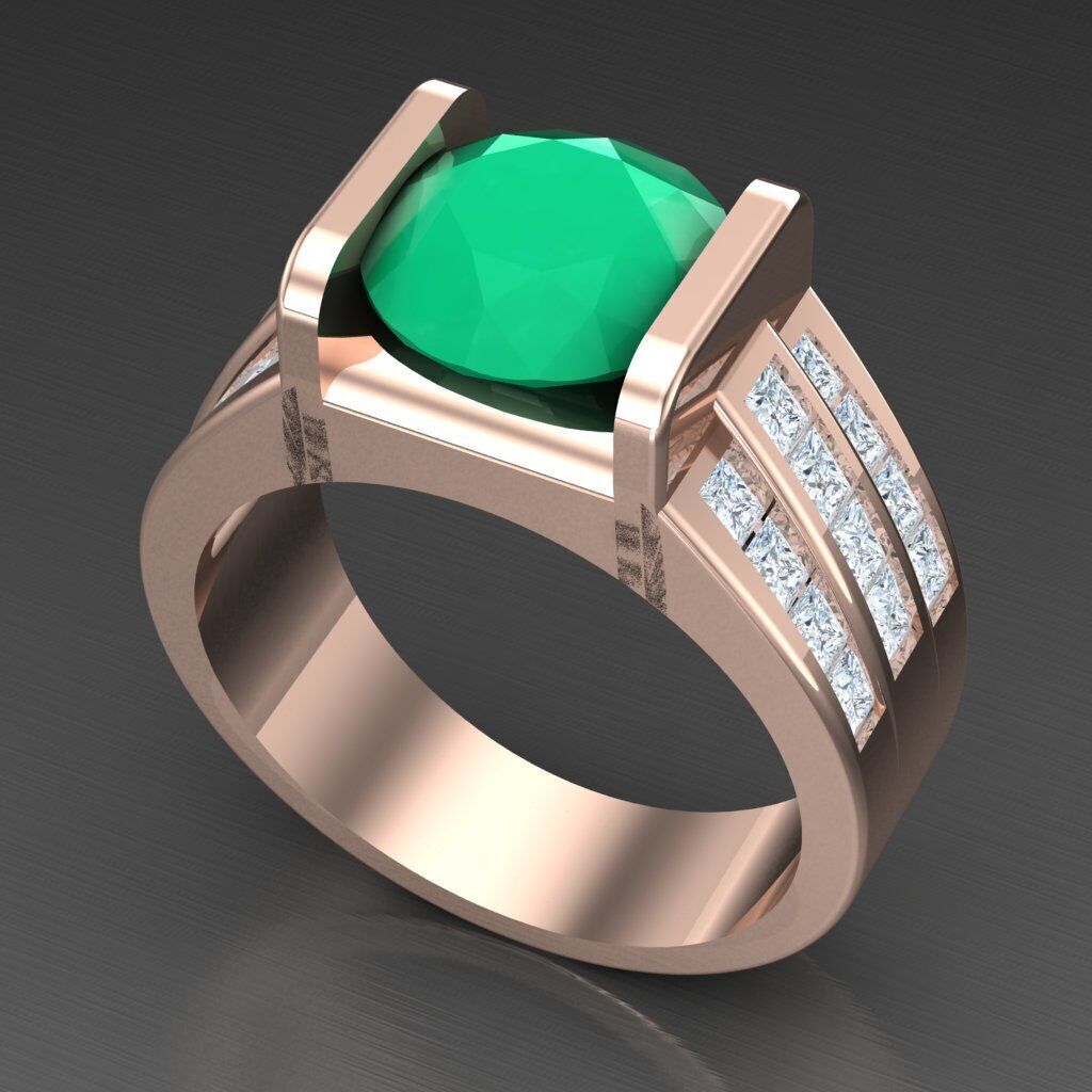 Top Trending Men Ring Designs 6MR003 3D print model_6