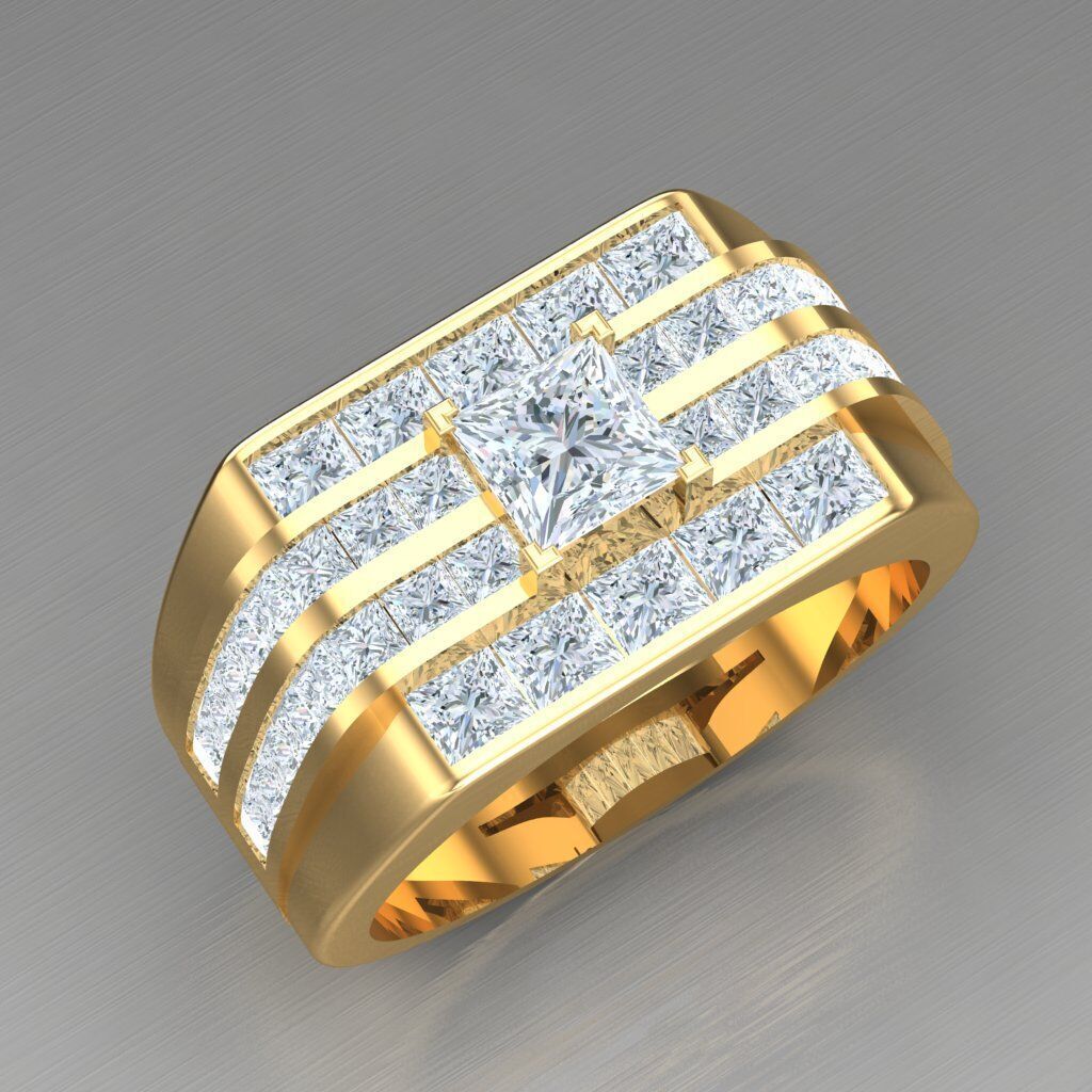 Top Trending Men Ring Designs 6MR002 3D print model_11