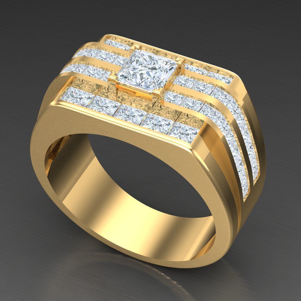 Top Trending Men Ring Designs 6MR002 3D print model_7