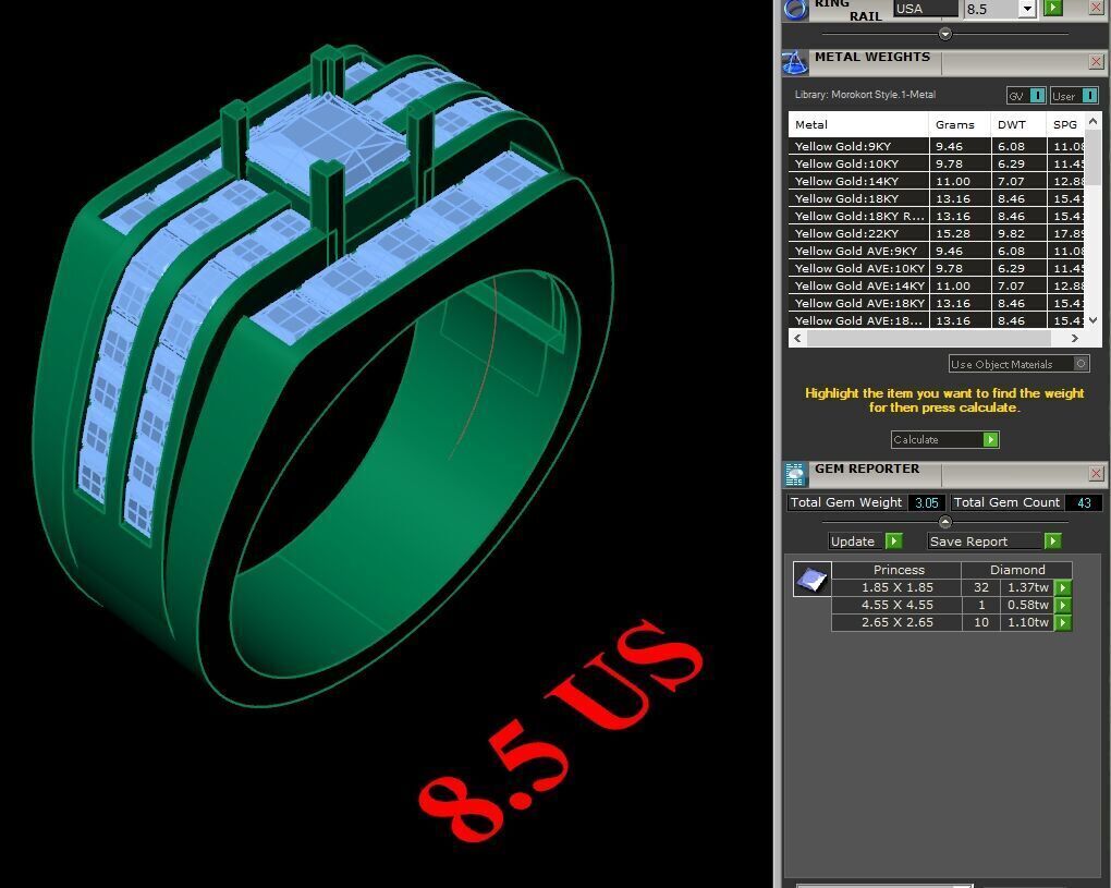 Top Trending Men Ring Designs 6MR002 3D print model_1