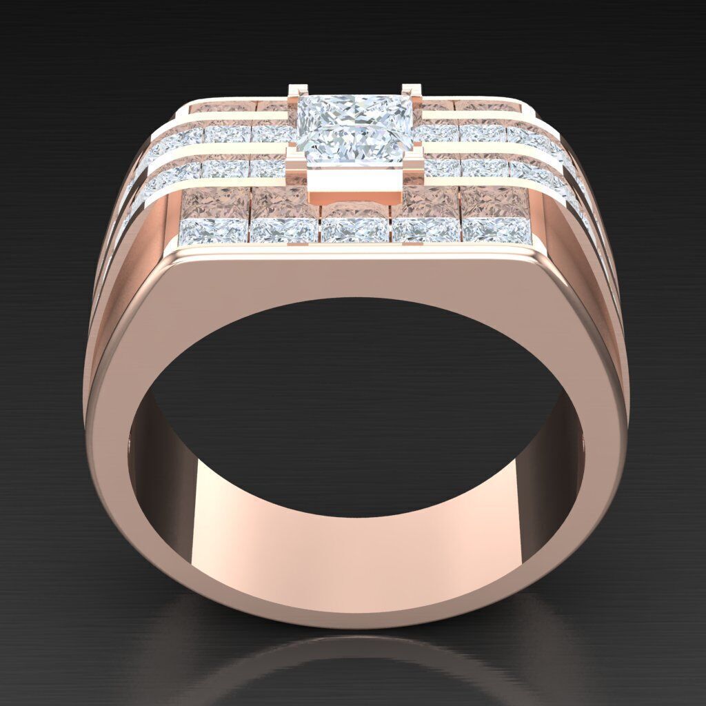 Top Trending Men Ring Designs 6MR002 3D print model_4