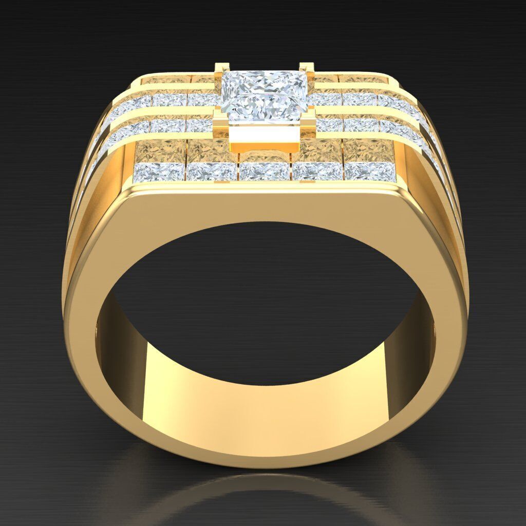 Top Trending Men Ring Designs 6MR002 3D print model_5