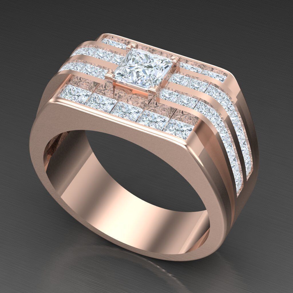 Top Trending Men Ring Designs 6MR002 3D print model_6