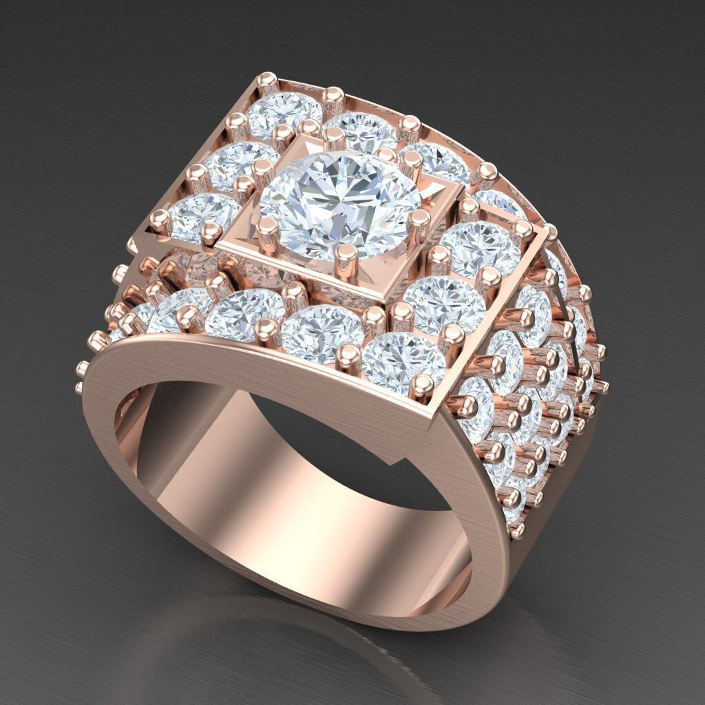Top Trending Men Ring Designs 6MR001 3D print model_6