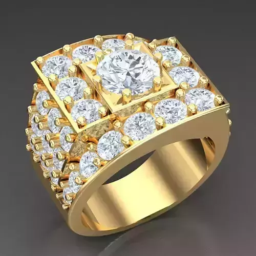 Top Trending Men Ring Designs 6MR001 3D print model