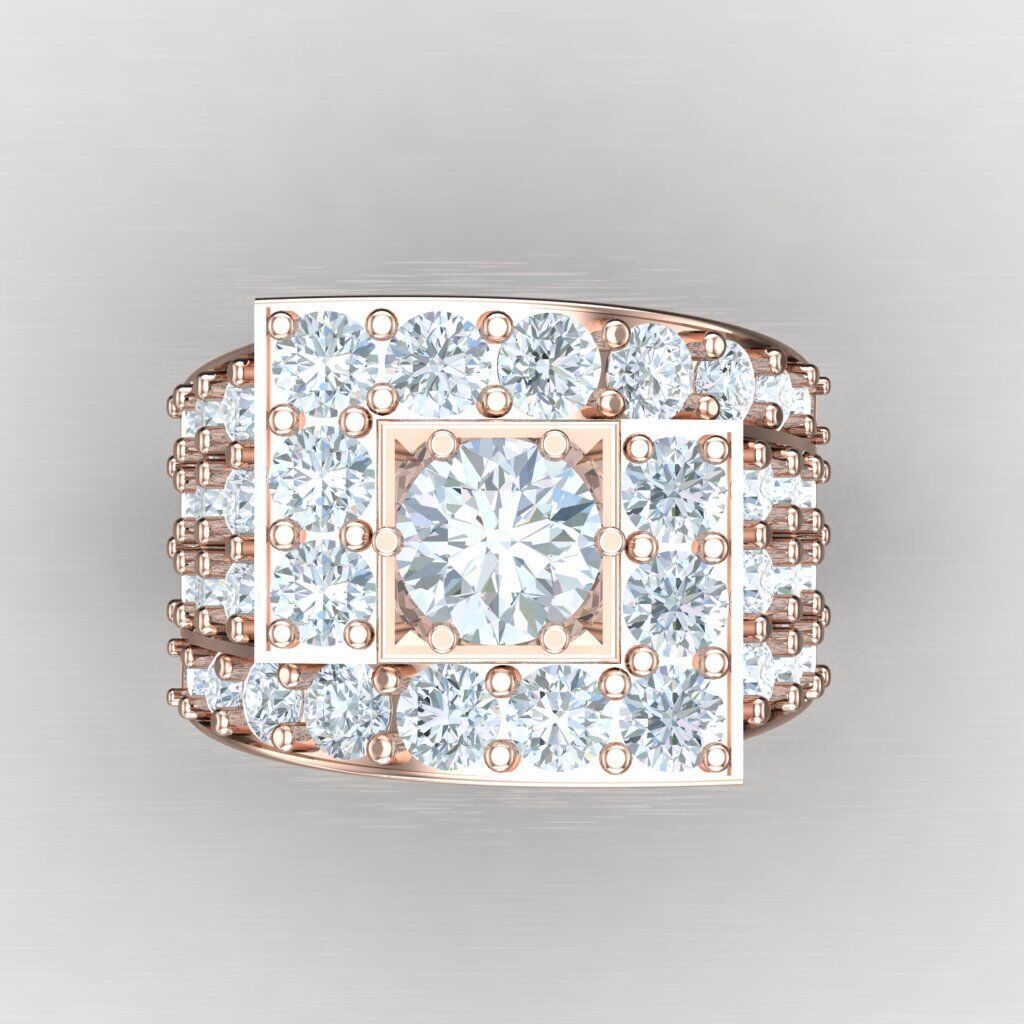 Top Trending Men Ring Designs 6MR001 3D print model_8