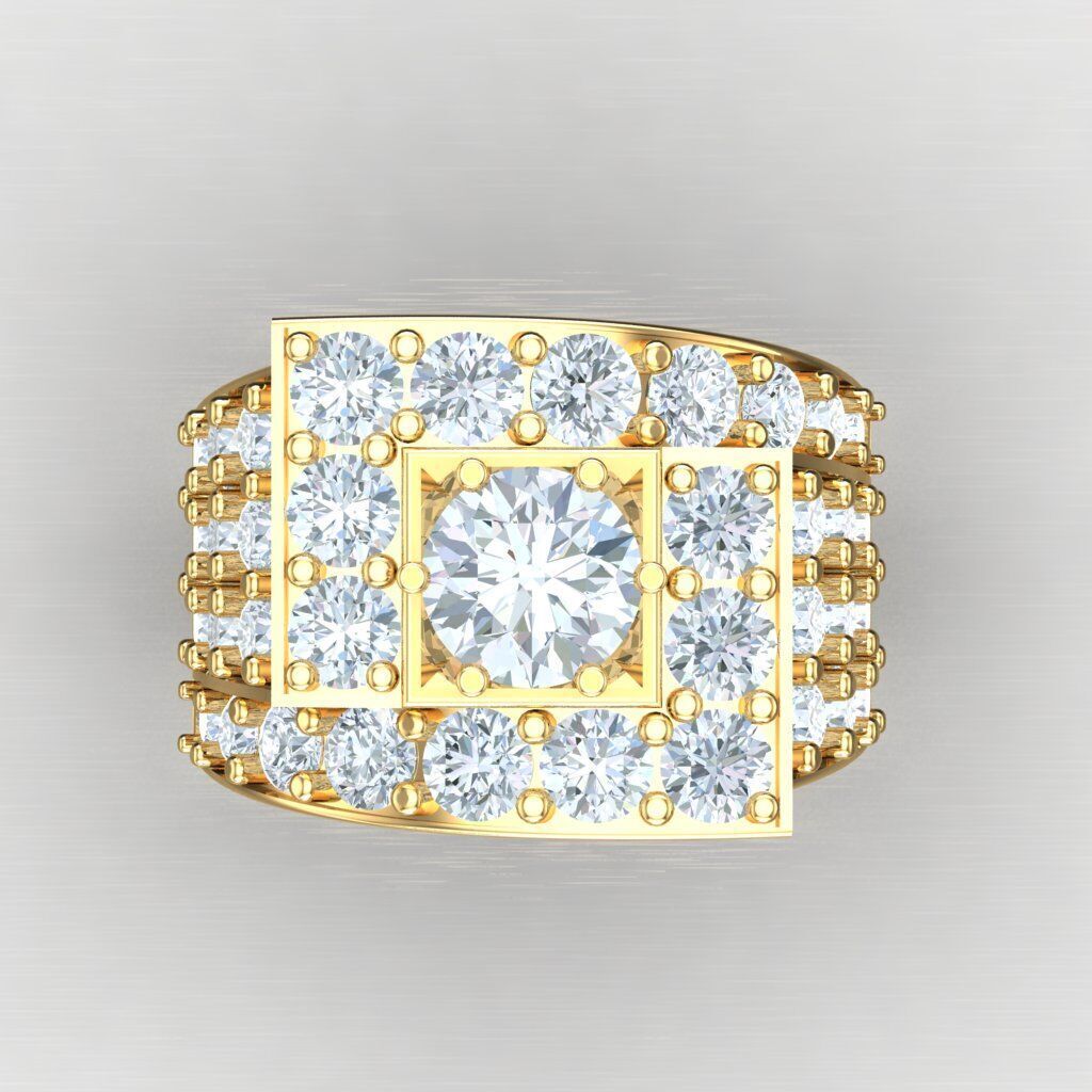 Top Trending Men Ring Designs 6MR001 3D print model_9