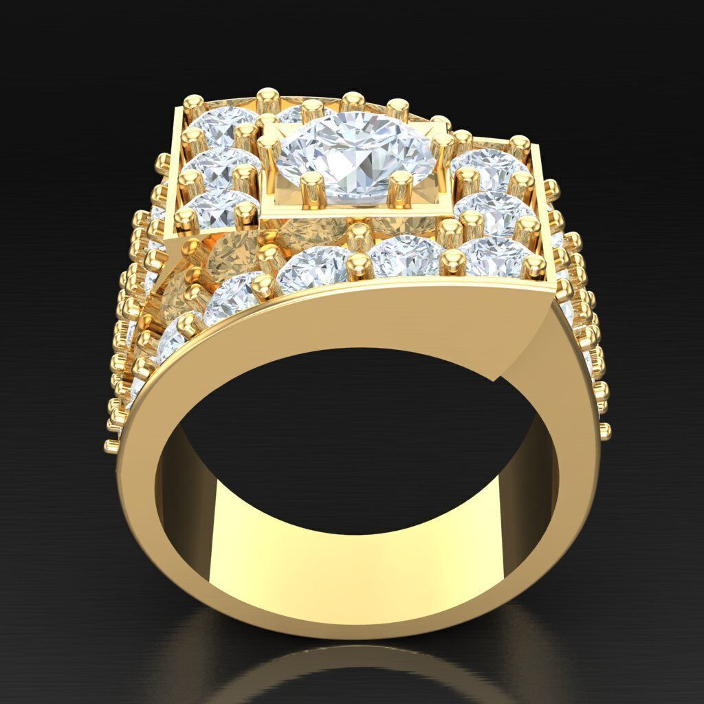 Top Trending Men Ring Designs 6MR001 3D print model_5